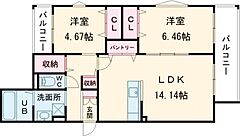 物件の間取り