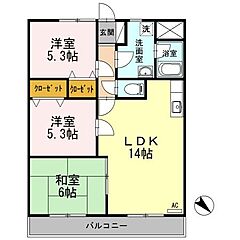 物件の間取り