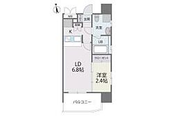 サニークレスト大濠公園 2Kの間取図画像