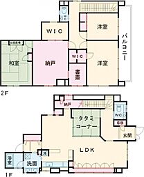 ぽぽろ比治山 4LDKの間取図画像
