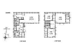 グランメゾンクレスト東吉津I 3LDKの間取図画像