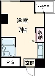 シティロイヤルJR奈良 ワンルームの間取図画像