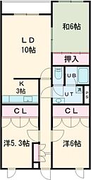 コートJ 3LDKの間取図画像