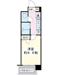 ベンド西千葉 1Kの間取図画像