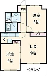 ジェイステージ2 2LDKの間取図画像