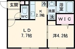 GRANVISTA 1LDKの間取図画像