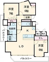 物件の間取り