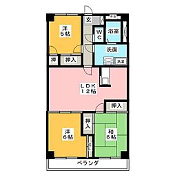 グランシャリオ 3LDKの間取図画像