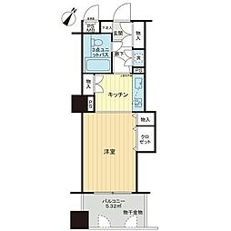 ライオンズマンション大和第5 1Kの間取図画像