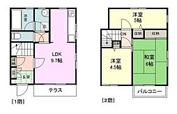 ビューパレス泉台C 3LDKの間取図画像