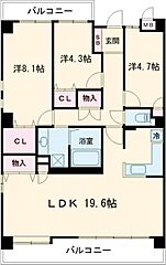 物件の間取り