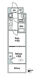 GRANPASEO押上八広 2Kの間取図画像