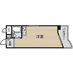 グローバル新瑞 ワンルームの間取図画像