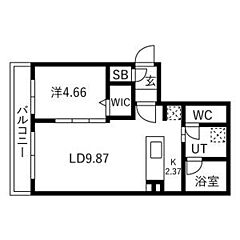 物件の間取り