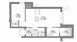 シャーメゾン・ルリエ大濠 1LDKの間取図画像