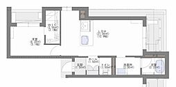 シャーメゾン・ルリエ大濠 1LDKの間取図画像