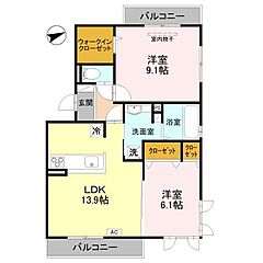 物件の間取り