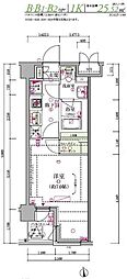 レディアス調布国領 1Kの間取図画像