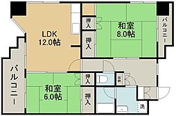 コルディエール大江 3LDKの間取図画像