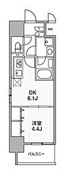 志木市本町5丁目マンション 1DKの間取図画像