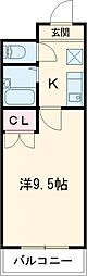 ジョイフル明和 1Kの間取図画像