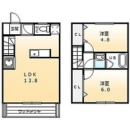 maisonParangsae 2LDKの間取図画像