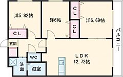 物件の間取り