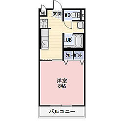 Surplus1FullHouse 1Kの間取図画像