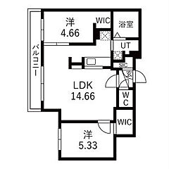 物件の間取り