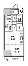 ALTERNA亀戸3 1DKの間取図画像