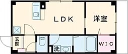 シナジー茨木 1LDKの間取図画像