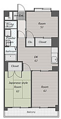 物件の間取り