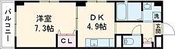 イターナル 1DKの間取図画像