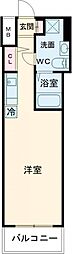 VitaNuova堺 ワンルームの間取図画像