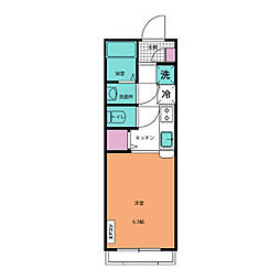 ND郡山 ワンルームの間取図画像