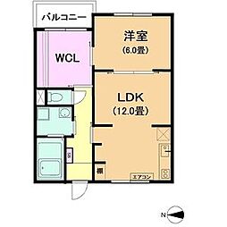 ウィステリア大曽根 3DKの間取図画像