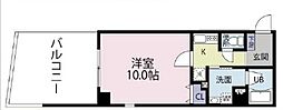 ノーブルガーデン駒込 1Kの間取図画像