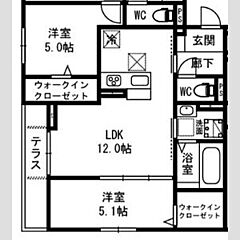 物件の間取り