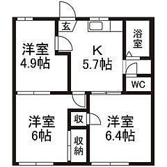 物件の間取り
