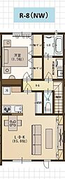 ユーソニアン・前川東C 1LDKの間取図画像