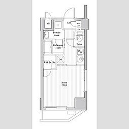 レジデンス北大塚 1Kの間取図画像