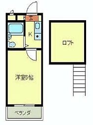 ナウヴィレッヂ深谷 1Kの間取図画像