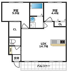 物件の間取り