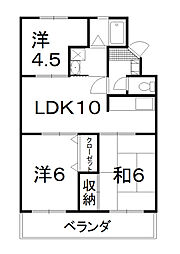 ピュアマンション 3LDKの間取図画像