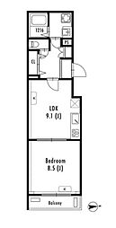 GRANPASEO文京小日向 1LDKの間取図画像