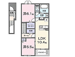 T・TASHIRO 912 2LDKの間取図画像