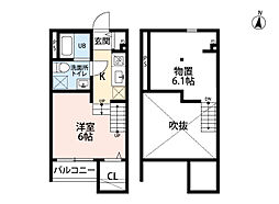 MARVELOUS ワンルームの間取図画像