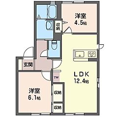 物件の間取り