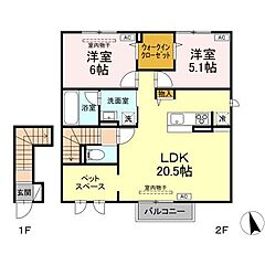 物件の間取り