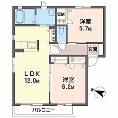物件の間取り